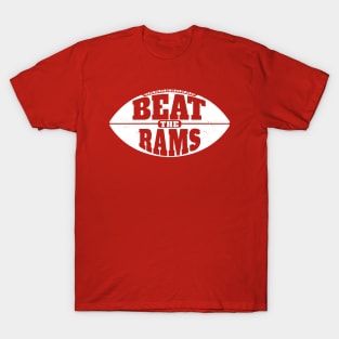 Beat the Rams // Vintage Football Grunge Gameday T-Shirt